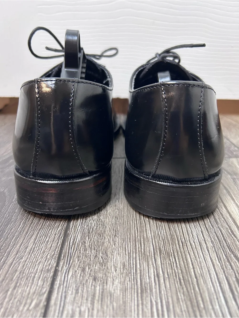 Nunn Bush Black Leather Cap Toe Oxford Dress Shoes Men’s 8.5M